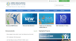 Desktop Screenshot of oeconsortium.org